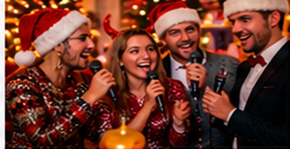 Corporate Christmas karaoke party
